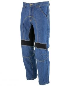 Xelement 055029 Men's Classic Fit Blue Denim Motorcycle Racing Pants With X-Armor Motorcycle Pants & Chaps