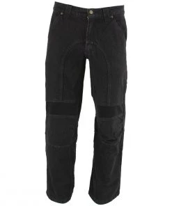 Xelement 055030 Men's Classic Fit Black Denim Motorcycle Racing Pants With X-Armor Motorcycle Pants & Chaps