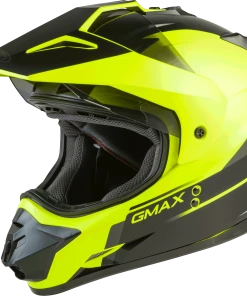 Gmax 72-7015 GM-11 Dual-Sport Scud Helmet Matte Hi-Vis/Black