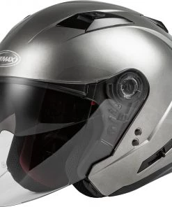 Riding Gear Gmax 72-4856 OF-77 Open-Face Helmet Titanium