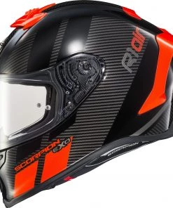 Riding Gear Scorpion Exo 75-1356 EXO-R1 'Air' Full Face Helmet Corpus Neon Red