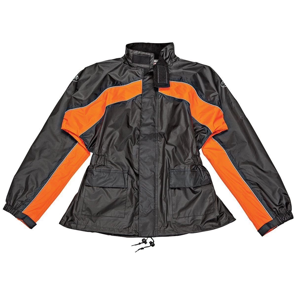 Joe Rocket 'RS-2' Mens Black And Orange Rain Suit Riding Gear