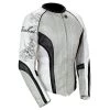 Motorcycle Jackets Joe Rocket 'Cleo 2.2' Womens Silver/Black/White Mesh Motorcycle Jacket
