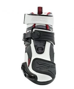 Joe Rocket'Atomic' Mens White And Red Leather Motorcycle Boots