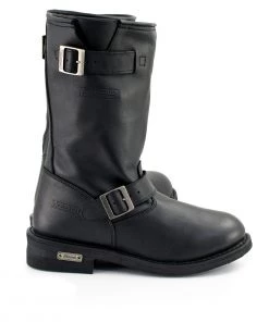 Xelement Footwear Riding Gear Xelement 1440 Men's'The Classic' Black Engineer Motorcycle Leather Boots (in Wide And Regular Width)