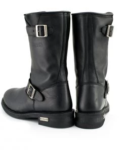 Xelement Footwear Riding Gear Xelement 1440 Men's'The Classic' Black Engineer Motorcycle Leather Boots (in Wide And Regular Width)