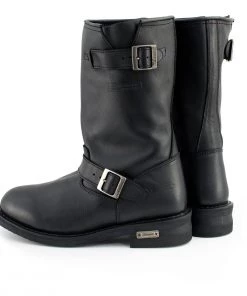 Xelement Footwear Riding Gear Xelement 1440 Men's'The Classic' Black Engineer Motorcycle Leather Boots (in Wide And Regular Width)