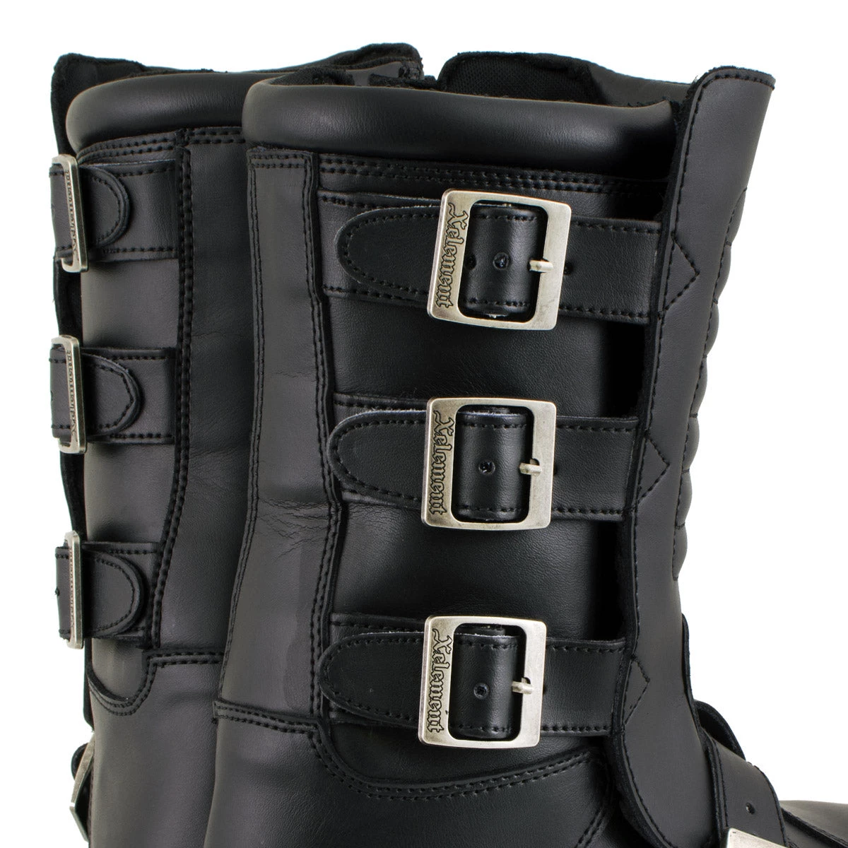 Xelement Footwear Xelement 1503 Men's Black 'Executioner' Leather Motorcycle Boots