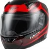Riding Gear Fly Racing 73-8384 Revolt Rush Helmet Red/Black