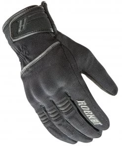 Joe Rocket 'Resistor' Mens Black Textile Motorcycle Gloves Riding Gear