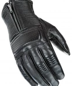 Riding Gear Joe Rocket Cafe Racer Men's Black Leather Gloves