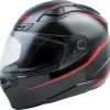 Riding Gear Gmax 72-4791 FF-88 Full-Face 'Precept' Helmet Black/Red