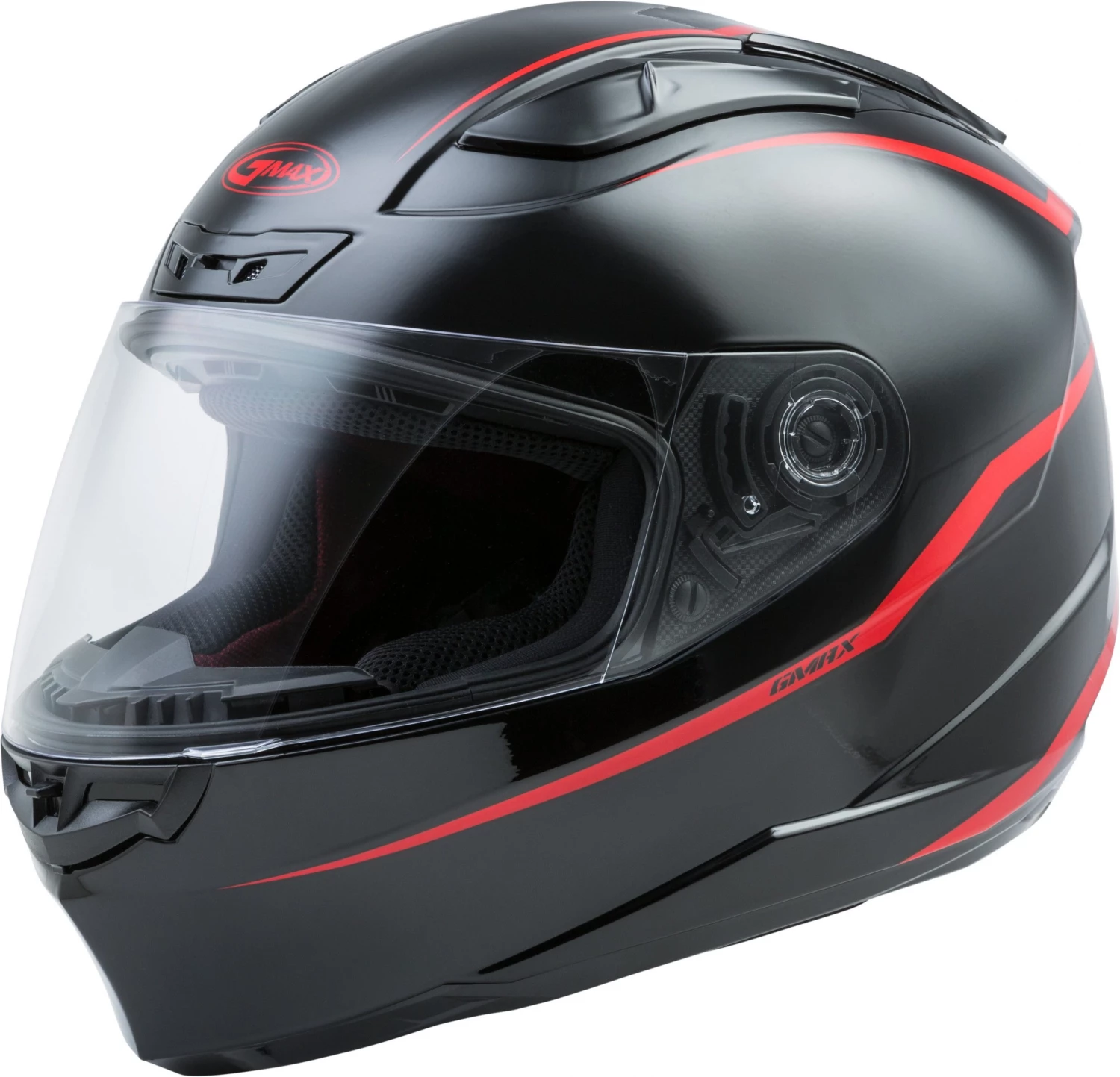 Riding Gear Gmax 72-4791 FF-88 Full-Face 'Precept' Helmet Black/Red