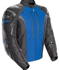 Joe Rocket Atomic 5.0 Men's Black And Blue Textile Jacket Mesh & Textile