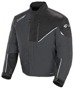 Joe Rocket Men's Alter Ego 4.1 Black And Gun Metal Waterproof Extreme Condition Textile Armor Jacket