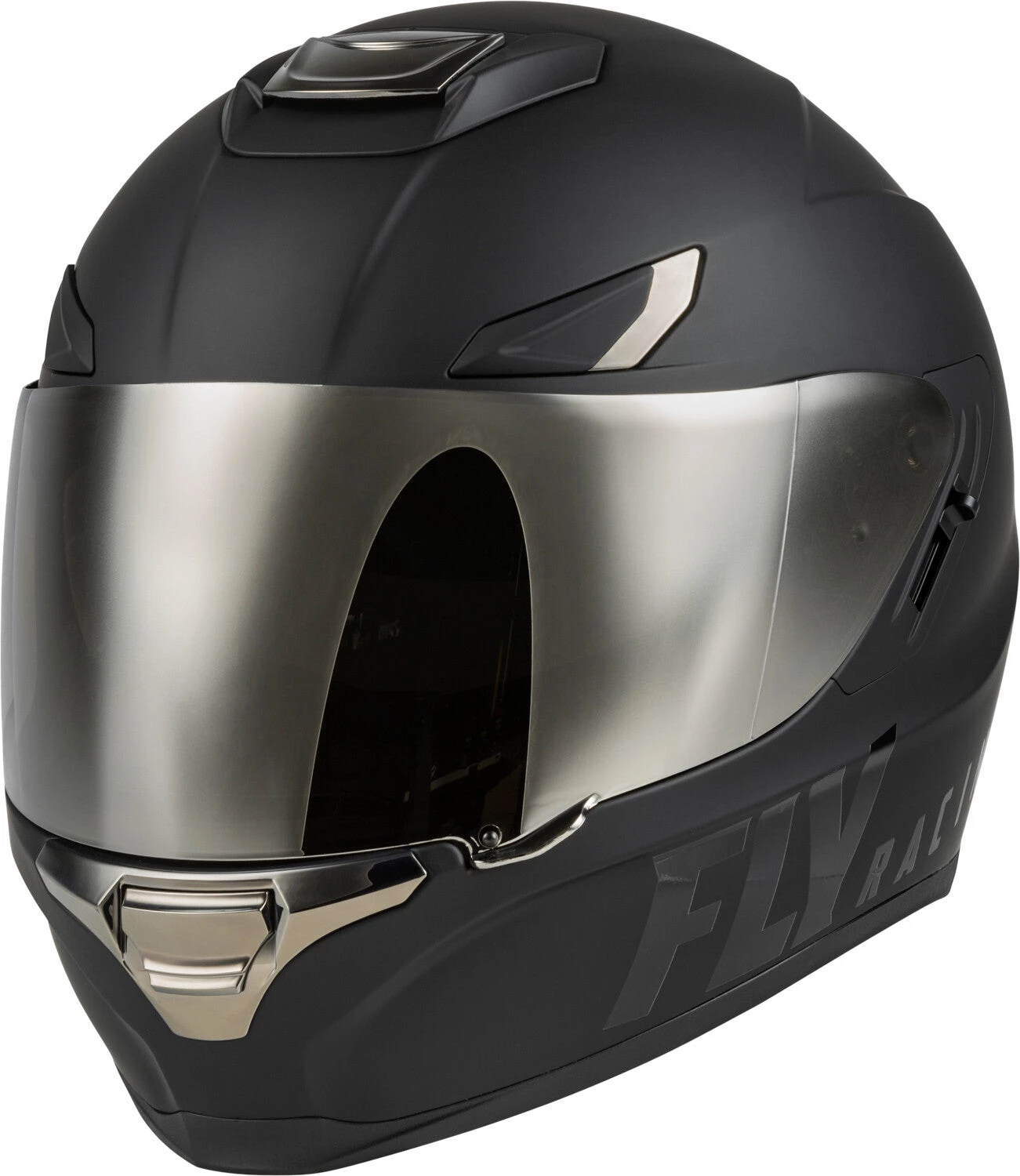Fly Racing 73-8391 Sentinel Recon Helmet Matte Black/Charcoal Chrome