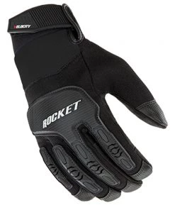 Joe Rocket Men’s Velocity 3.0 Black Textile Gloves With Reinforce Knuckle And Fingers