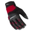 Joe Rocket Men’s Velocity 3.0 Black And Red Textile Gloves With Reinforce Knuckle And Fingers Riding Gear