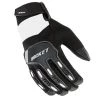 Riding Gear Joe Rocket Men’s Velocity 3.0 Black And White Textile Gloves With Reinforce Knuckle And Fingers