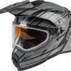 Gmax 72-7217 AT-21S 'Adventure Epic' Snow Helmet Matte Grey/Black Riding Gear