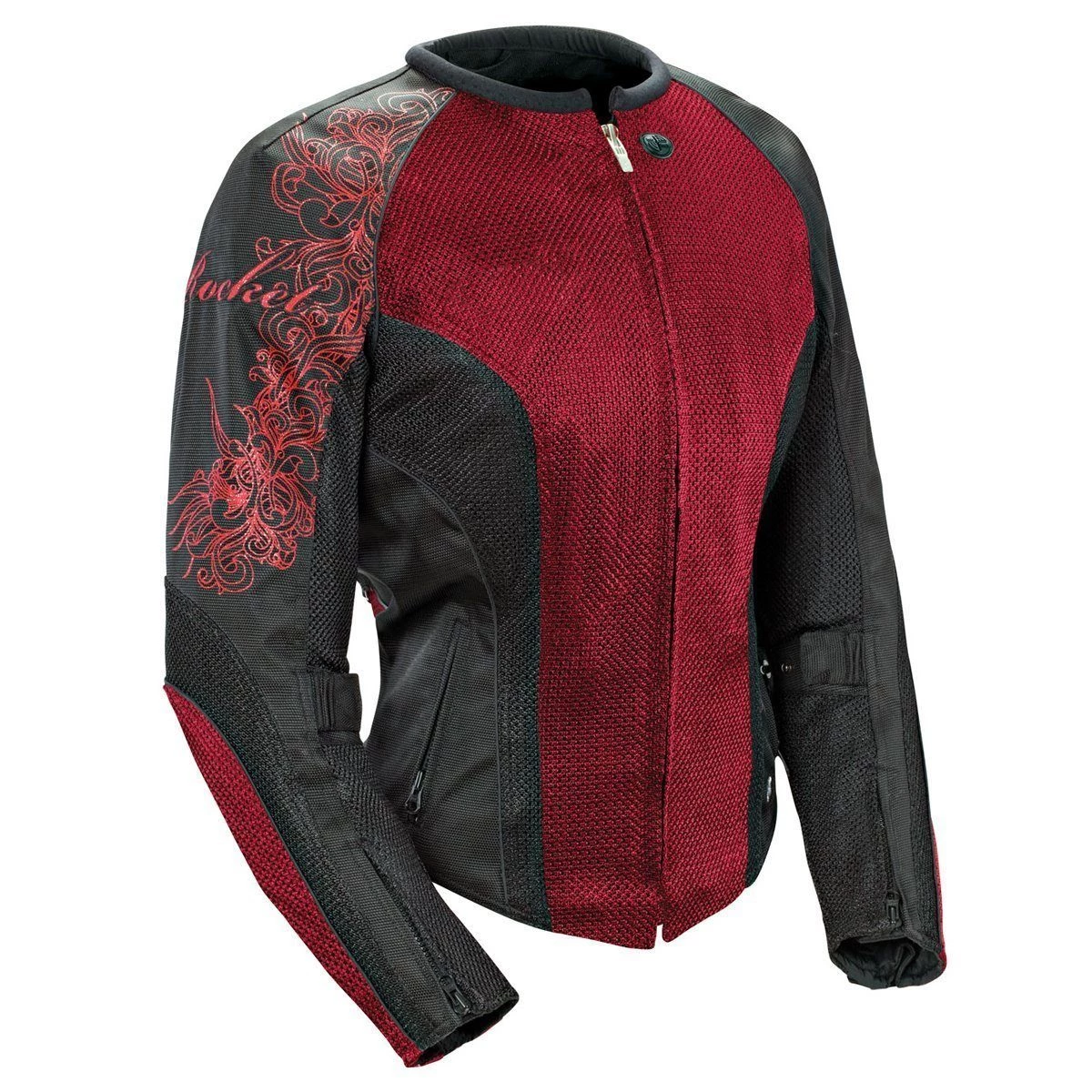 Motorcycle Jackets Joe Rocket 'Cleo 2.2' Womens Wine/Black Mesh Motorcycle Jacket
