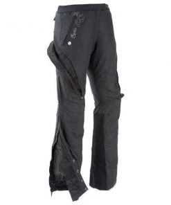 Mesh And Textile Joe Rocket 'Alter Ego' Womens Armored/Padded Black Textile Motorcycle Pants