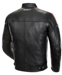 Joe Rocket Men’s Dakota Leather Black Jacket Leather Motorcycle Jackets