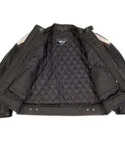 Joe Rocket Men’s Dakota Leather Black Jacket Leather Motorcycle Jackets