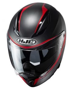 HJC Helmets Riding Gear HJC F70 Feron Black And Red Full Face Helmet (Open Box)