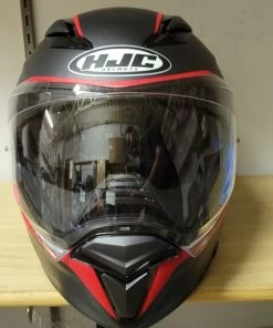 HJC Helmets Riding Gear HJC F70 Feron Black And Red Full Face Helmet (Open Box)