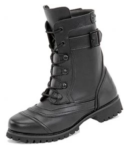 Joe Rocket Ladies Black Combat Leather Boots Riding Gear