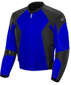 Joe Rocket Men’s Phoenix 6.0 Blue And Black Mesh Armor Jacket