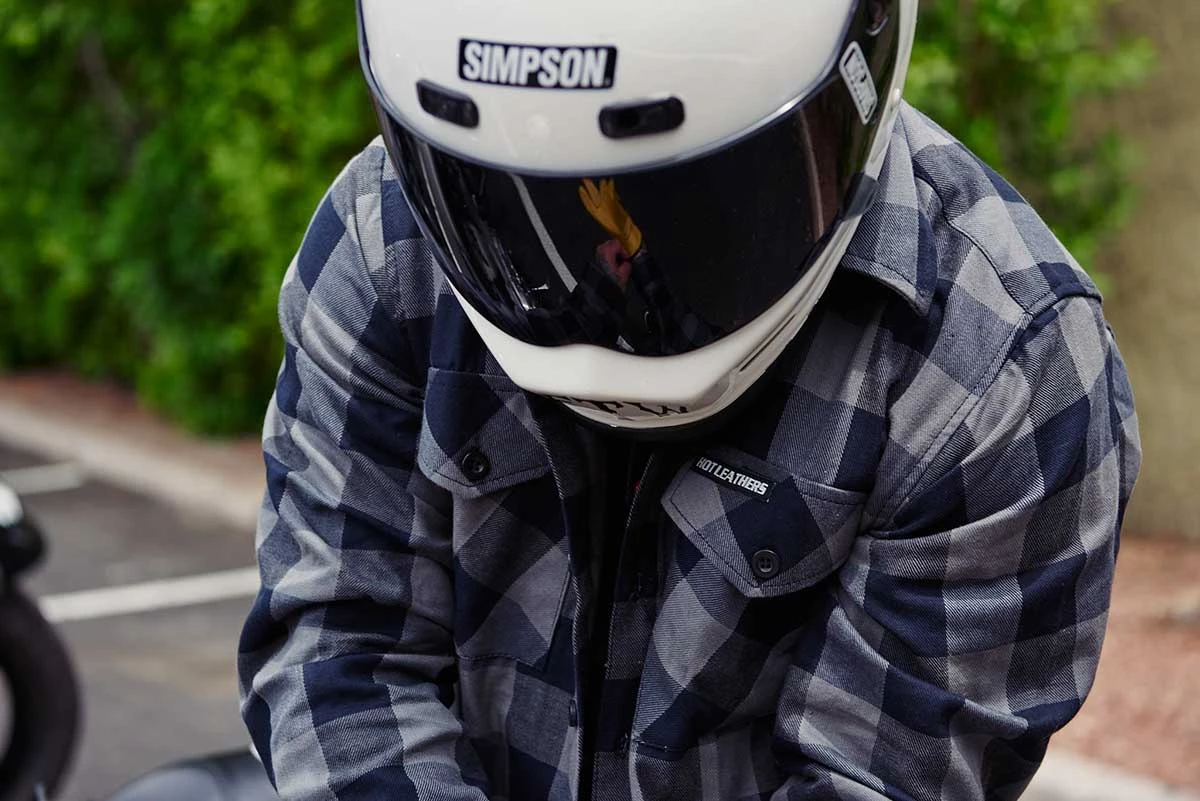 Hot Leathers FLM2001 Mens Black And Gray Long Sleeve Flannel Shirt