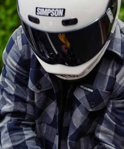 Hot Leathers FLM2018 Men's Black And Green Long Sleeve Flannel Riding Gear