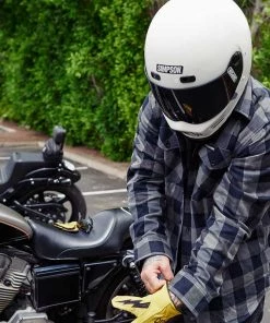 Hot Leathers FLM2001 Mens Black And Gray Long Sleeve Flannel Shirt