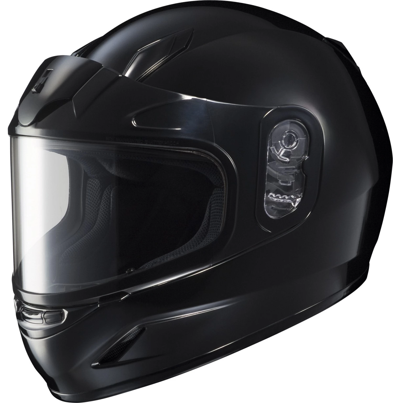 HJC Helmets Kid's Gear HJC CL-Y Youth Black Snowmobile Helmet With Dual Lens