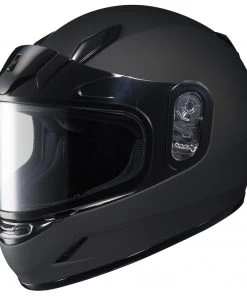 HJC Helmets HJC CL-Y Youth Matte Black Snowmobile Helmet With Dual Lens Kid's Gear