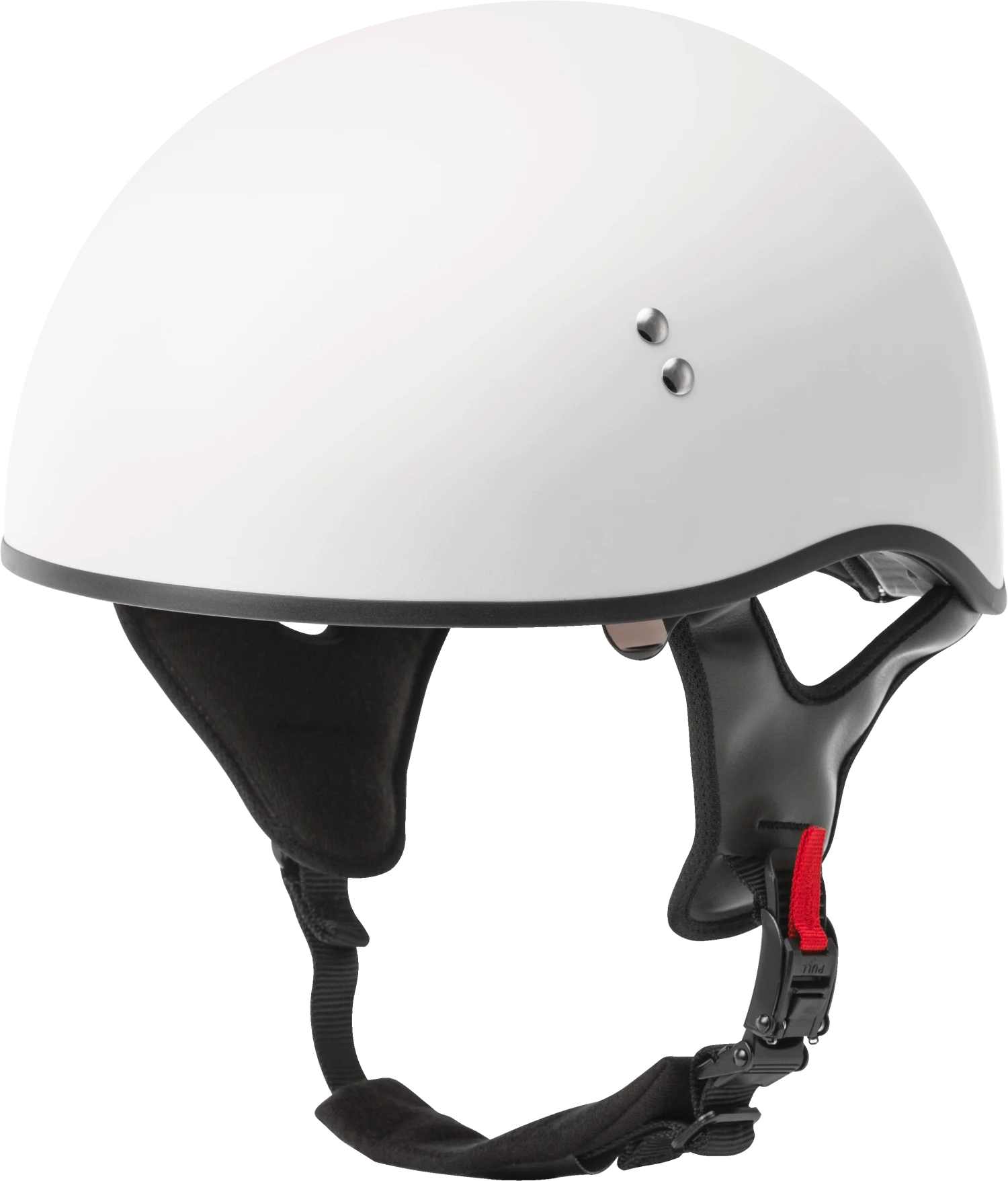 Gmax 72-5444 HH-65 Naked Half Helmet Matte White Riding Gear