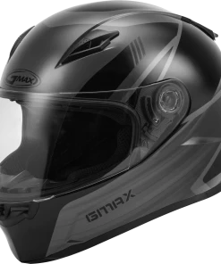Gmax 72-5751 FF-49 Full-Face Deflect Helmet Black/Grey