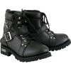 Xelement Footwear Xelement 2469 Women's 'Ultimate' Black Leather Advanced Lace-Up Motorcycle Biker Boots