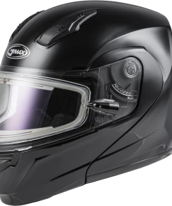 Gmax 72-5904 MD-04S Modular Snow Helmet W/Electric Shield Black