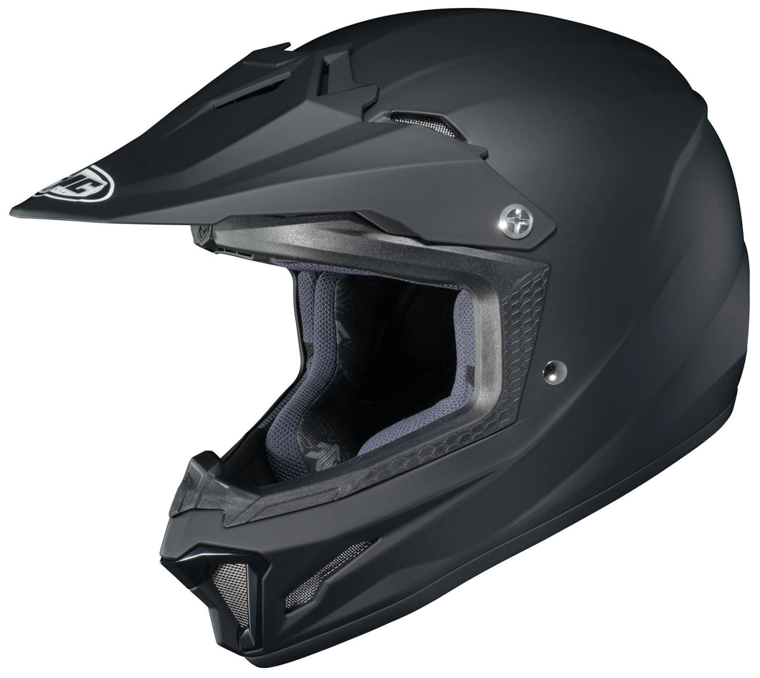 HJC Helmets HJC CL-XY 2 Youth Matte Black Motocross Helmet Kid's Gear