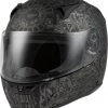 Riding Gear Fly Racing 73-8382 Revolt Matrix Helmet Matte Grey/Black