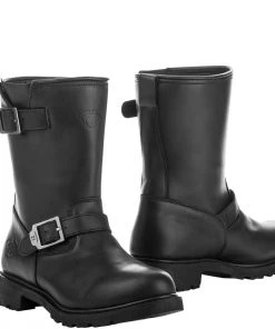 Riding Gear Highway 21 Primary Men's Short Leather Engineer Boots