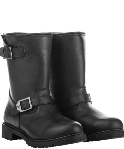 Riding Gear Highway 21 Primary Men's Short Leather Engineer Boots