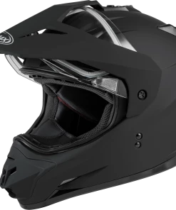 Riding Gear Gmax 72-7121 GM-11S Dual-Sport Snow Helmet Matte Black