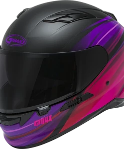 Gmax 72-5130 FF-98 'Oosis' Full-Face Helmet Matte Black/Pur/Red Riding Gear