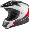 Gmax 72-7014 GM-11 Dual-Sport Scud Helmet Black/White/Red
