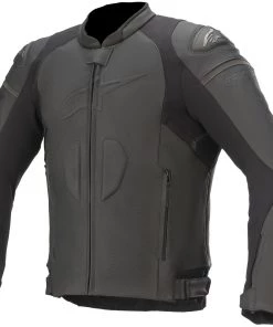 Leather Motorcycle Jackets Alpinestars Men’s GP Plus R V3 Airflow Black Leather Jacket