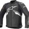 Alpinestars Men’s GP Plus R V3 Airflow Black, Grey And White Leather Jacket Leather Motorcycle Jackets